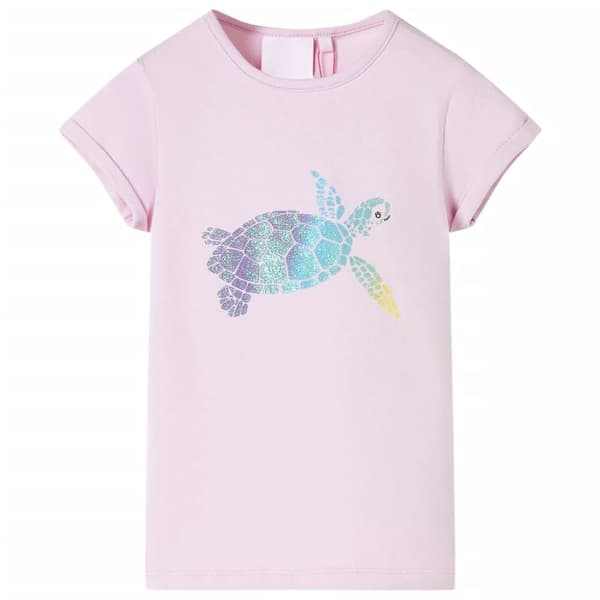 T-shirt för barn lila 92