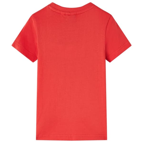 T-shirt för barn röd 116