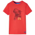 Miniatyrbild 1 av 2: T-shirt för barn röd 116