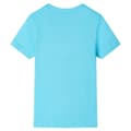Miniatyrbild 2 av 2: T-shirt med korta ärmar för barn aqua 128