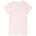 Miniatyrbild 2 av 2: T-shirt för barn mjuk rosa 140