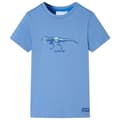 Miniatyrbild 1 av 2: T-shirt för barn medelblå 116