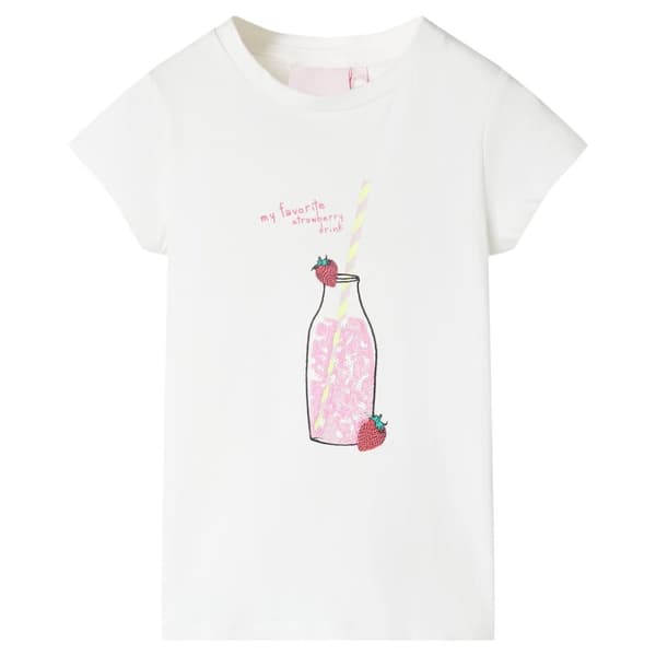 T-shirt för barn ecru 92