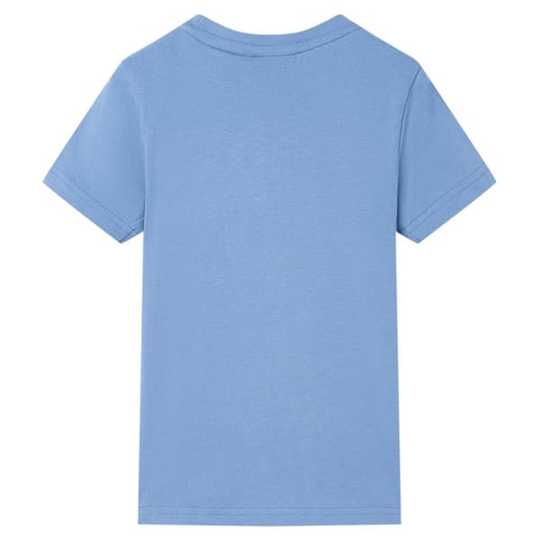 T-shirt för barn mellanblå 116