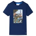 Miniatyrbild 1 av 2: T-shirt för barn mörkblå 104