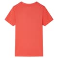 Miniatyrbild 2 av 2: T-shirt för barn ljusröd 116