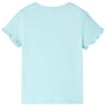 Miniatyrbild 2 av 2: T-shirt med korta ärmar för barn ljus aqua 140