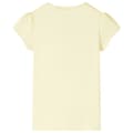 Miniatyrbild 2 av 2: T-shirt för barn mild gul 140