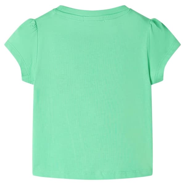 T-shirt för barn ljusgrön 128