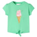 Miniatyrbild 1 av 2: T-shirt för barn ljusgrön 128