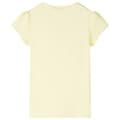 Miniatyrbild 2 av 2: T-shirt för barn mild gul 92