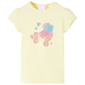 Miniatyrbild 1 av 2: T-shirt för barn mild gul 92
