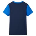 Miniatyrbild 2 av 2: T-shirt för barn blå och marinblå 92