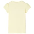Miniatyrbild 2 av 2: T-shirt för barn mild gul 104
