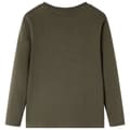 Miniatyrbild 2 av 2: T-shirt med långa ärmar för barn khaki 116