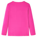 Miniatyrbild 2 av 2: T-shirt med långa ärmar för barn mörk rosa 116