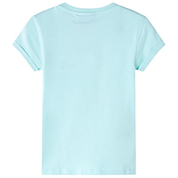 T-shirt för barn ljusblå 128