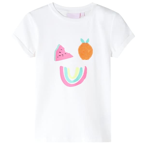 T-shirt för barn ecru 140
