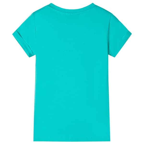 T-shirt för barn mintgrön 128