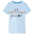 Miniatyrbild 1 av 2: T-shirt för barn ljusblå 92
