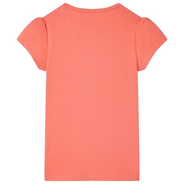 T-shirt för barn korallröd 140