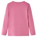Miniatyrbild 2 av 2: T-shirt med långa ärmar för barn hallonrosa 128