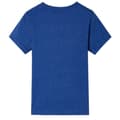 Miniatyrbild 2 av 2: T-shirt för barn mörkblå melerad 92
