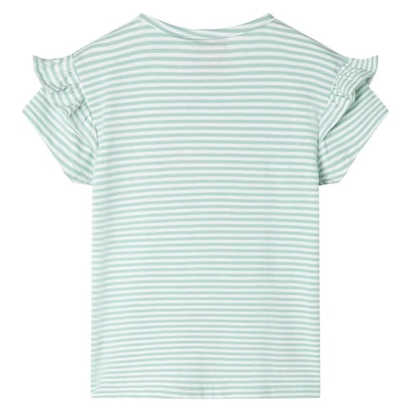 T-shirt för barn mintgrön 128