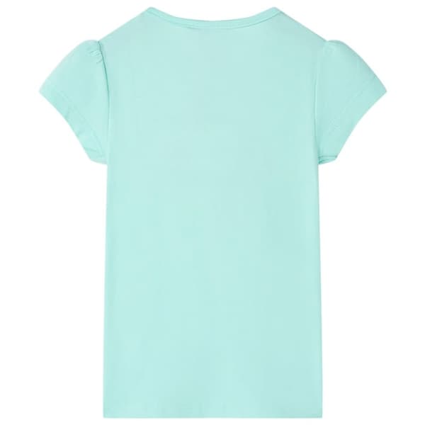 T-shirt för barn aquablå 92