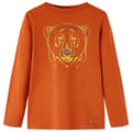 Miniatyrbild 1 av 2: T-shirt med långa ärmar för barn ljusorange 92