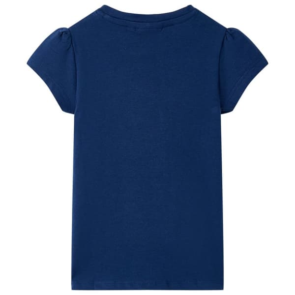 T-shirt för barn marinblå 140
