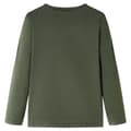 Miniatyrbild 2 av 2: T-shirt med långa ärmar för barn khaki 128