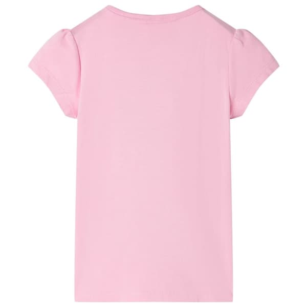 T-shirt för barn ljus rosa 92