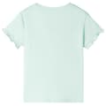 Miniatyrbild 2 av 2: T-shirt för barn ljus mintgrön 128