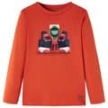Miniatyrbild 1 av 2: T-shirt med långa ärmar för barn orange 116