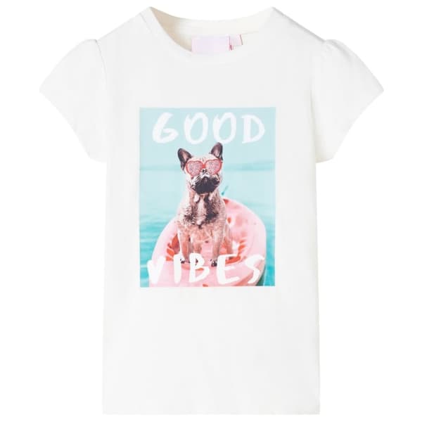 T-shirt för barn ecru 104
