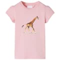 Miniatyrbild 1 av 2: T-shirt för barn ljusrosa 92