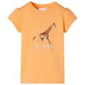 Miniatyrbild 1 av 2: T-shirt för barn stark orange 128