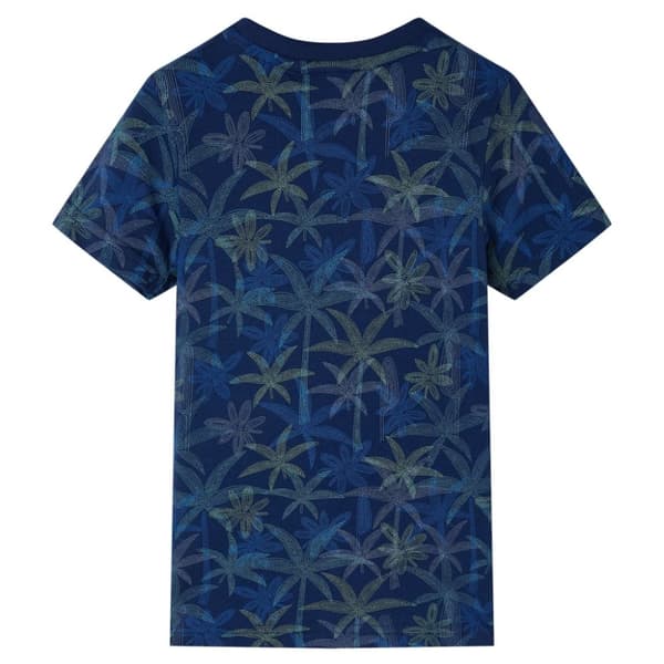 T-shirt för barn marinblå 92