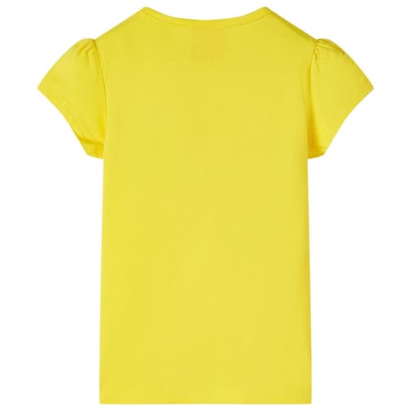 T-shirt för barn gul 104