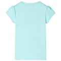 Miniatyrbild 2 av 2: T-shirt för barn ljus aqua 140
