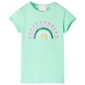 Miniatyrbild 1 av 2: T-shirt för barn stark grön 128