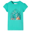 Miniatyrbild 1 av 2: T-shirt för barn mintgrön 104