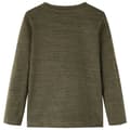 Miniatyrbild 2 av 2: T-shirt med långa ärmar för barn khaki melange 92
