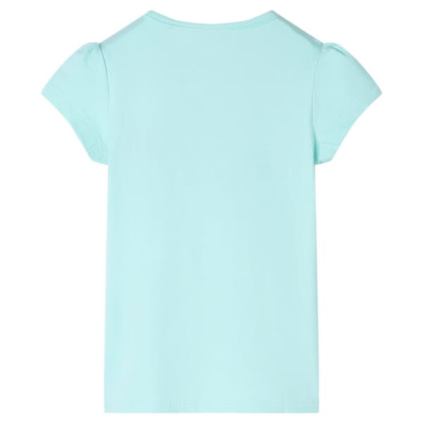 T-shirt för barn aquablå 104