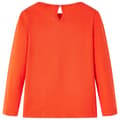 Miniatyrbild 2 av 2: T-shirt med långa ärmar för barn mörk orange 140