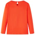 Miniatyrbild 2 av 2: T-shirt med långa ärmar för barn mörk orange 128