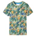Miniatyrbild 1 av 2: T-shirt med korta ärmar för barn flerfärgad 116