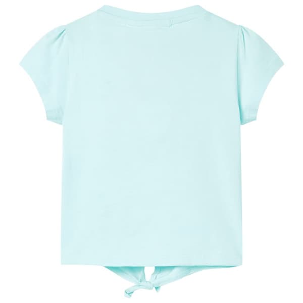 T-shirt för barn aquablå 104
