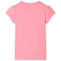 Miniatyrbild 2 av 2: T-shirt för barn neonrosa 116